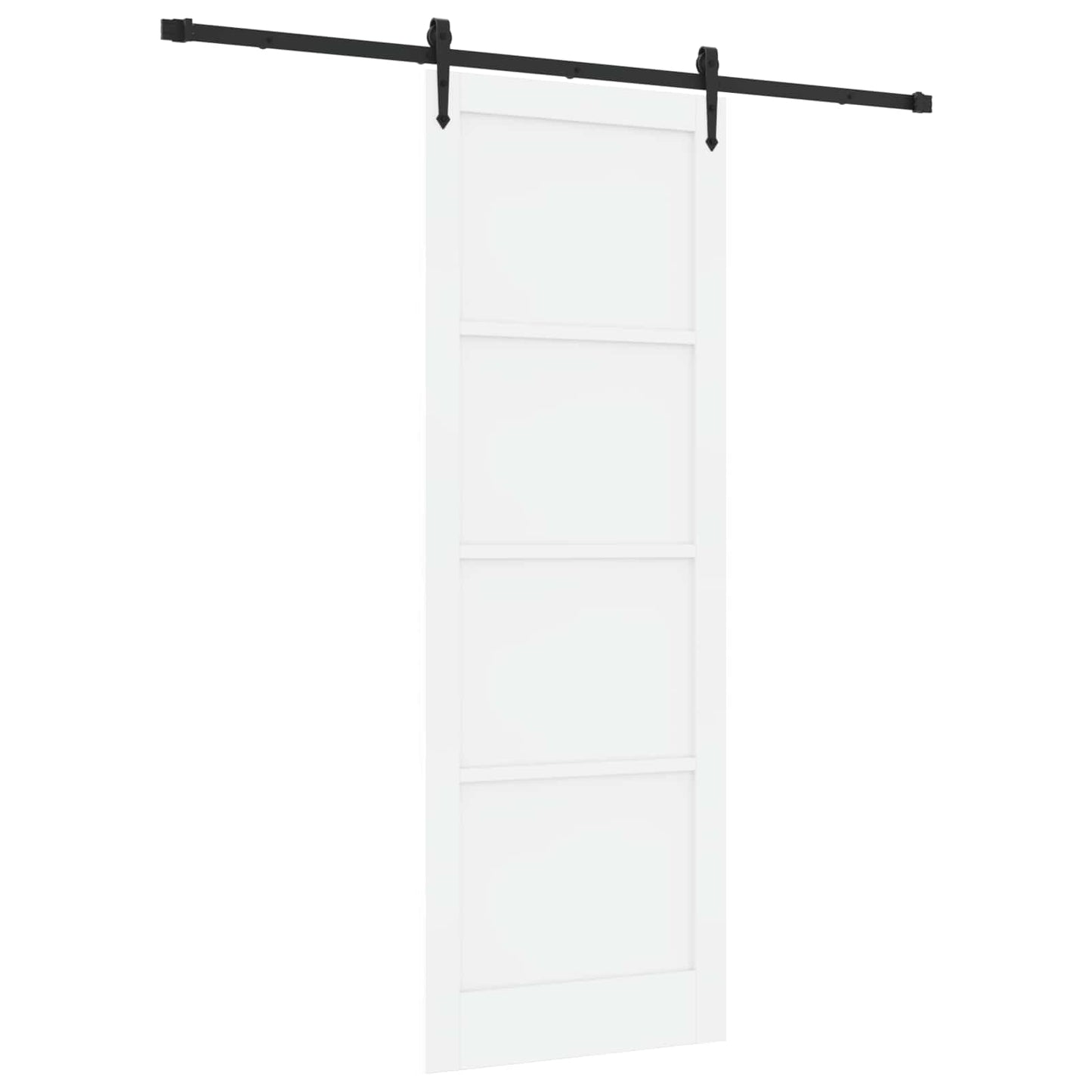 Skydedør ORKDAL Hvid 83 x 232 cm Massivt fyrretræ