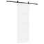 Skydedør ORKDAL Hvid 83 x 232 cm Massivt fyrretræ