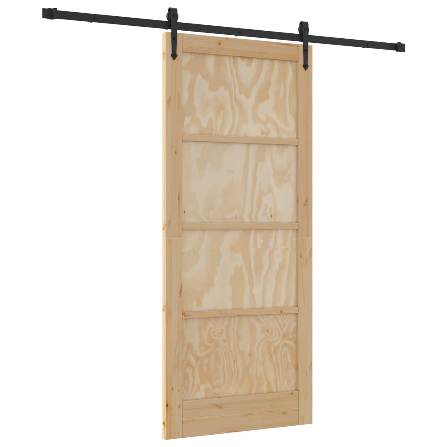 Skydedør ORKDAL Naturfarvet 86 x 198,5 cm Massivt fyrretræ