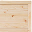 Skydedør 100 x 208 cm Massivt fyrretræ Naturfarvet