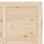 Skydedør Naturfarvet 90 x 208 cm Massivt fyrretræ