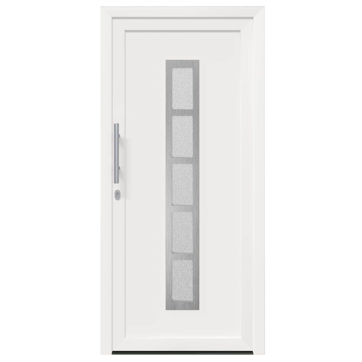 Hoveddør Hvid 108 x 208 cm PVC