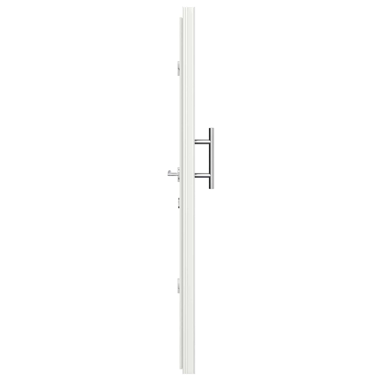 Hoveddør Antracit 98 x 200 cm PVC