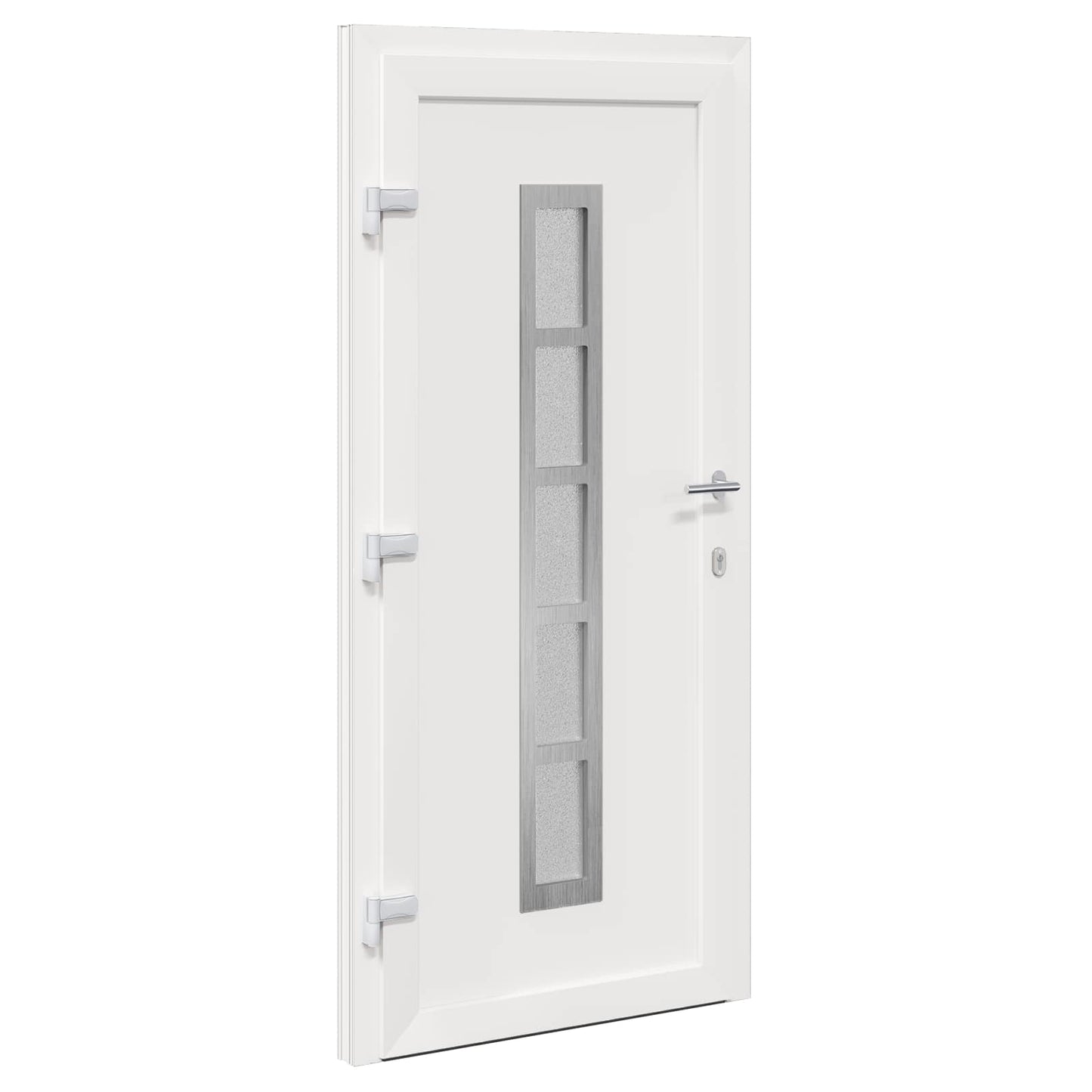 Hoveddør Antracit 98 x 208 cm PVC