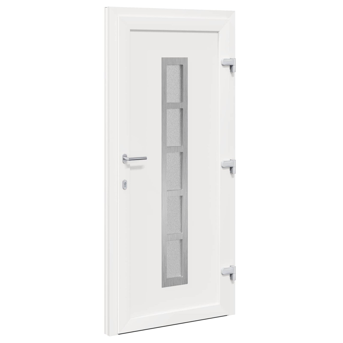 Hoveddør Antracit 88 x 200 cm PVC