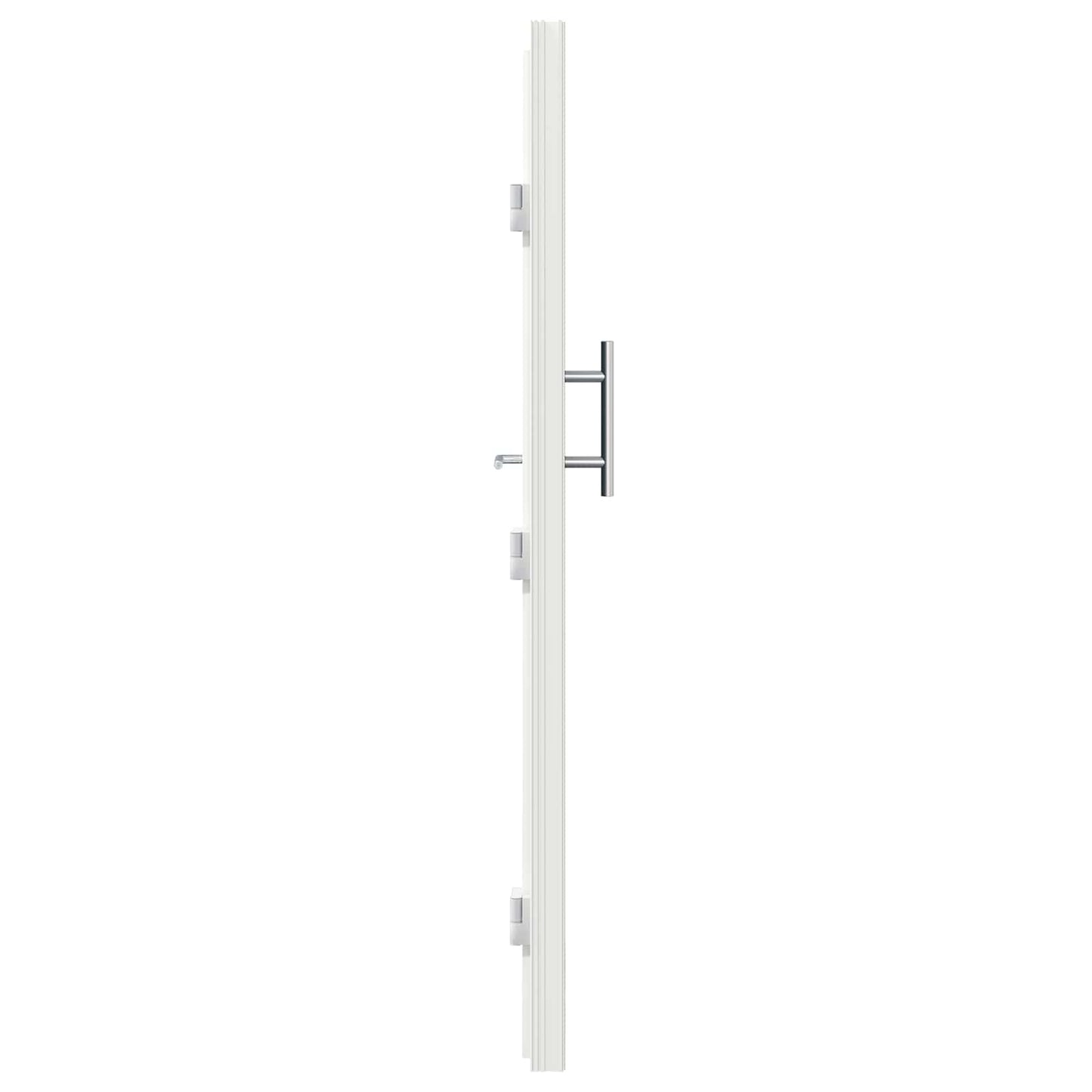 Hoveddør Antracit 98 x 208 cm PVC