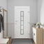 Hoveddør Antracit 108 x 208 cm PVC