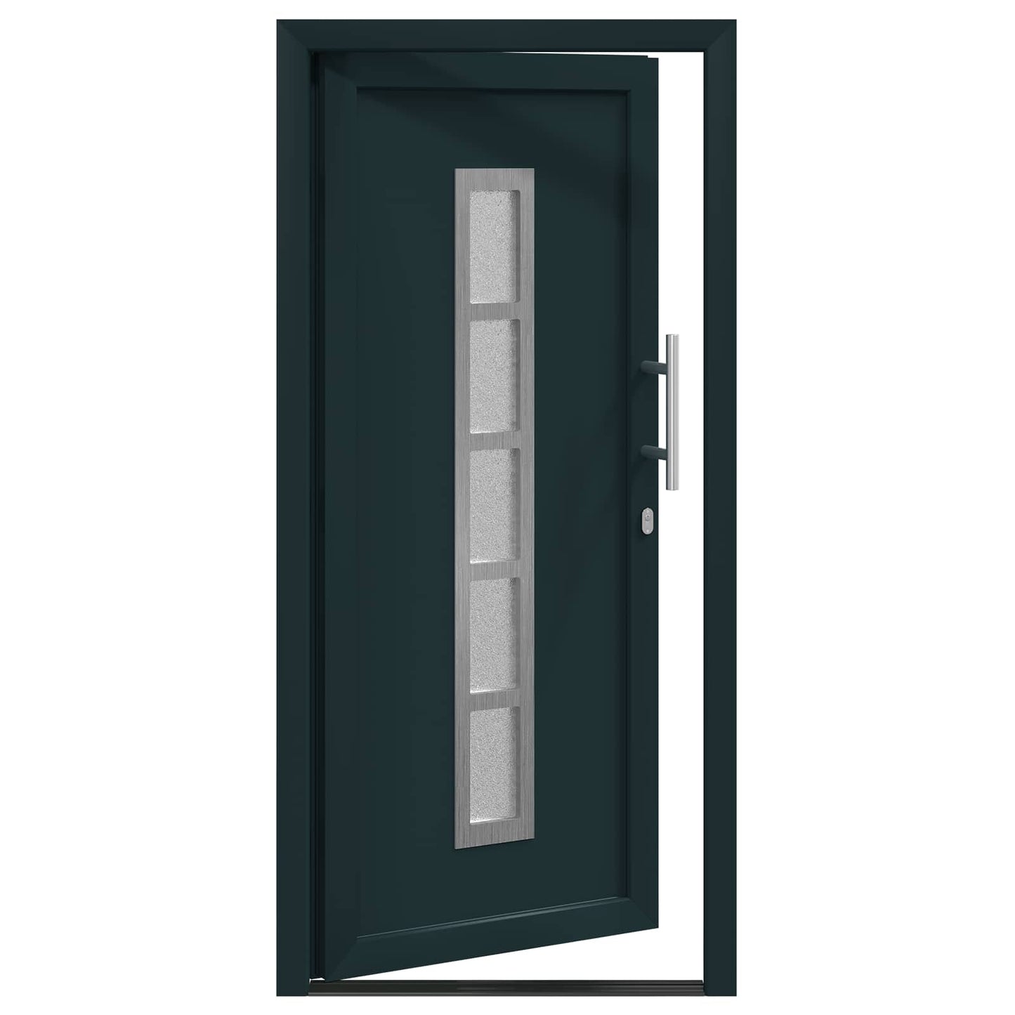 Hoveddør Antracit 108 x 208 cm PVC