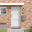 Hoveddør Hvid 108 x 208 cm PVC