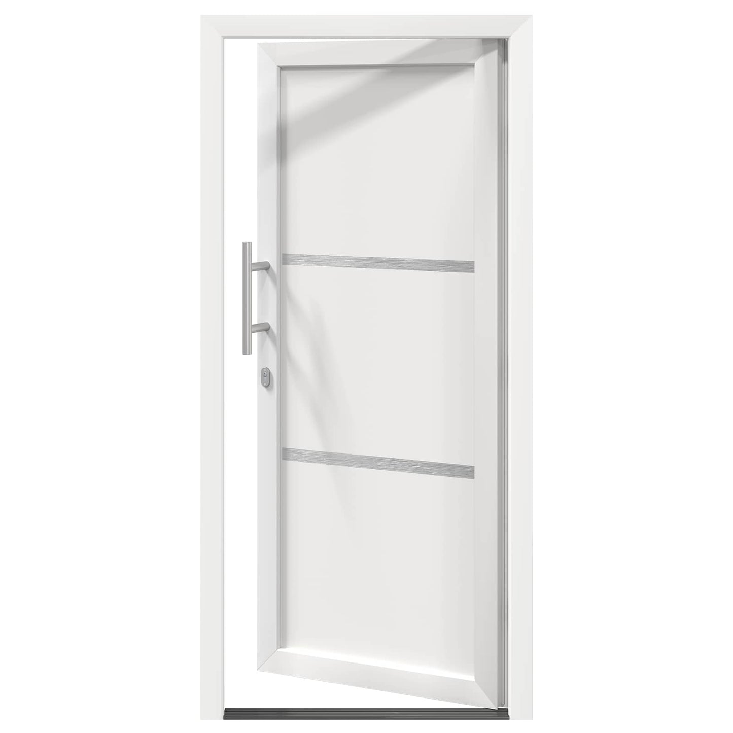 Hoveddør Hvid 108 x 208 cm PVC