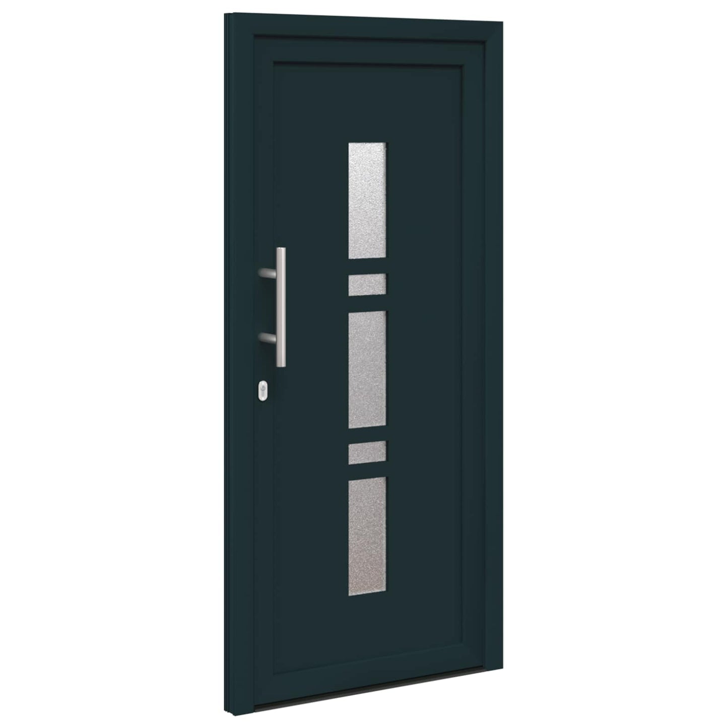 Hoveddør Antracit 88 x 200 cm PVC
