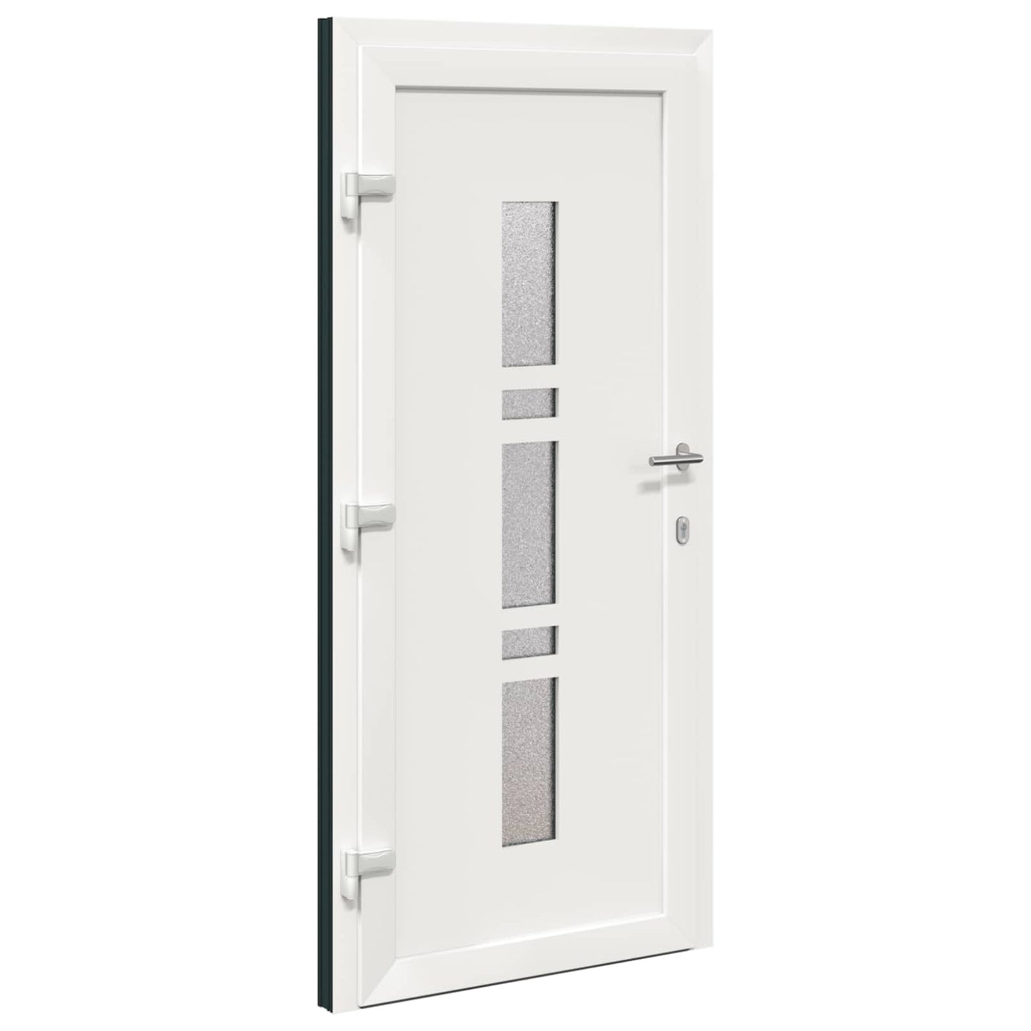 Hoveddør Antracit 88 x 200 cm PVC