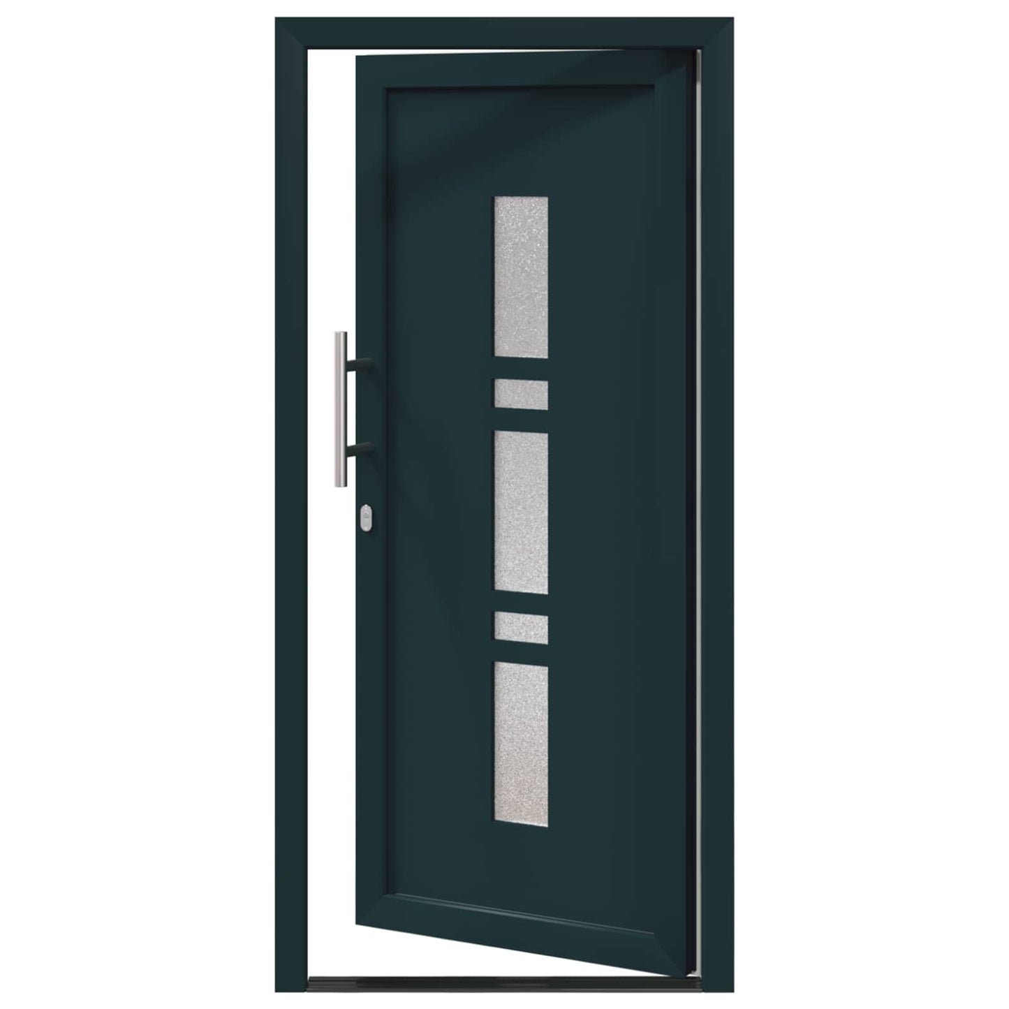 Hoveddør Antracit 98 x 208 cm PVC