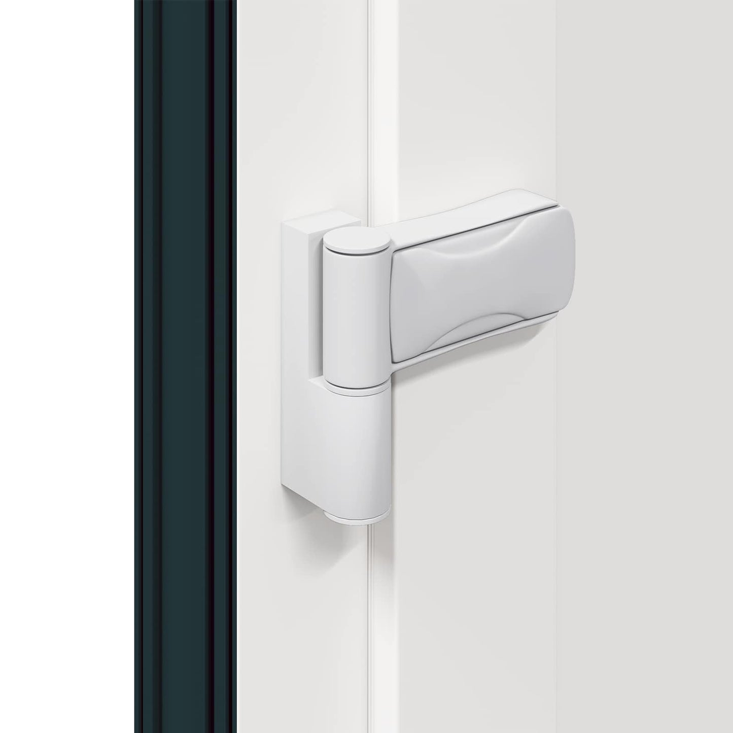 Hoveddør Antracit 108 x 208 cm PVC