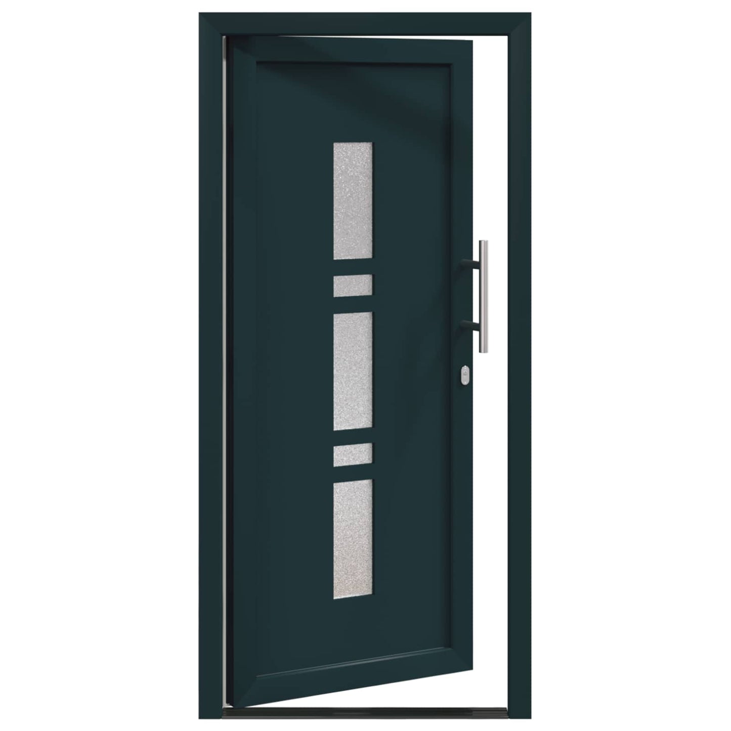 Hoveddør Antracit 88 x 200 cm PVC