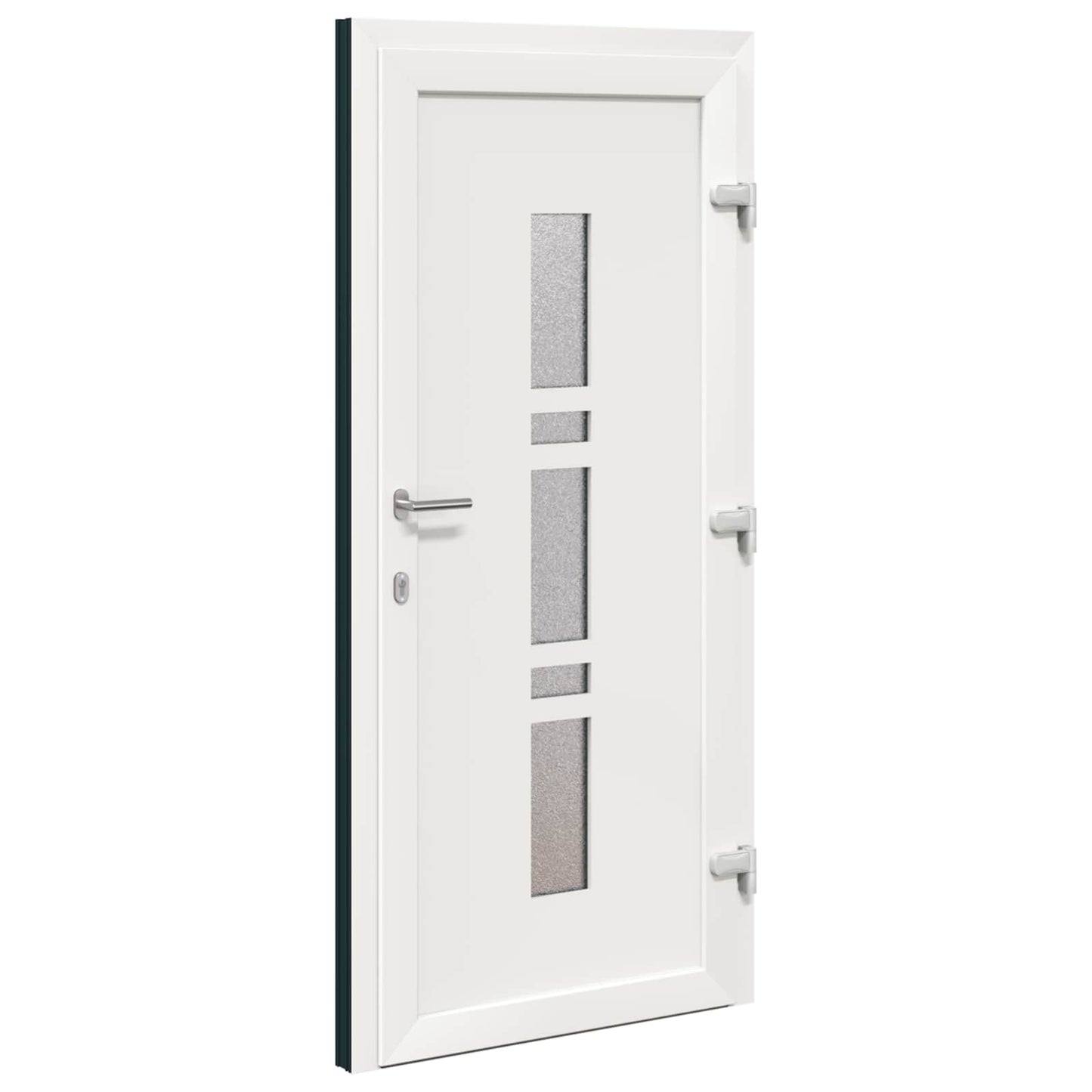 Hoveddør Antracit 88 x 200 cm PVC
