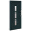 Hoveddør Antracit 98 x 200 cm PVC