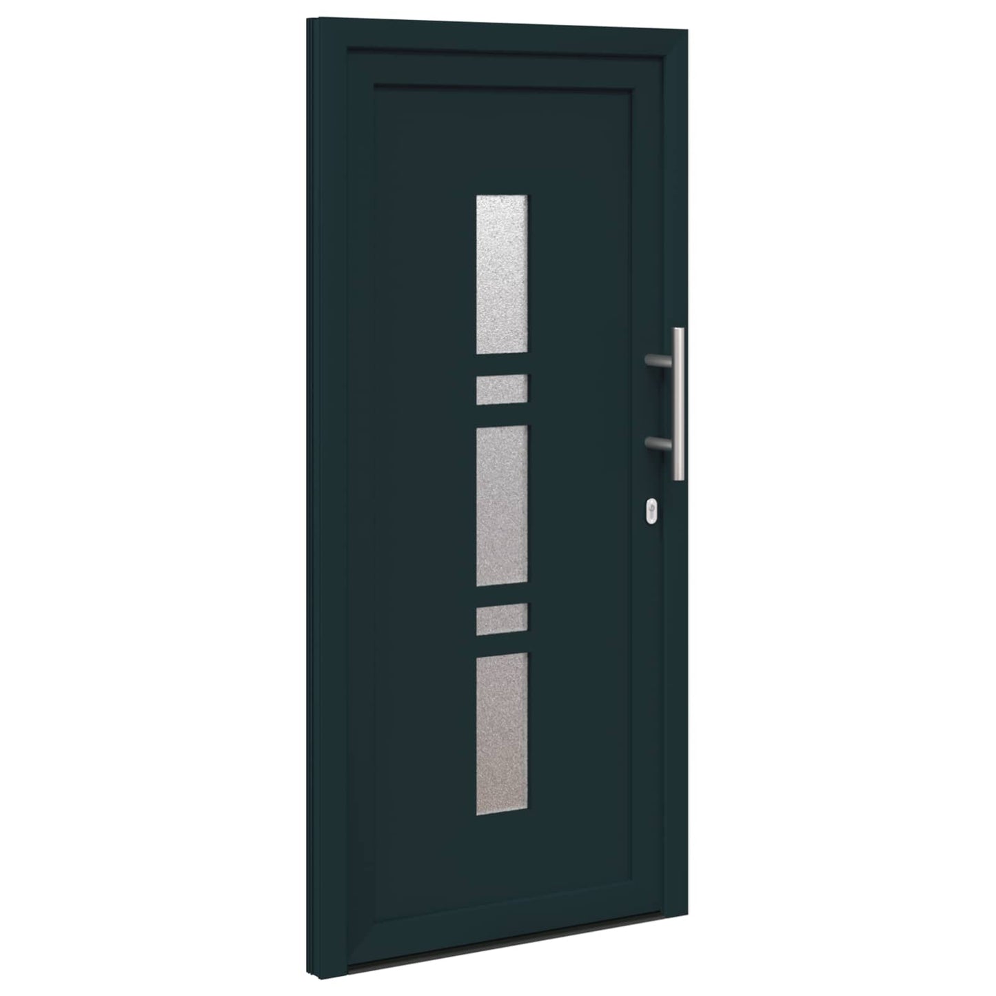 Hoveddør Antracit 98 x 200 cm PVC