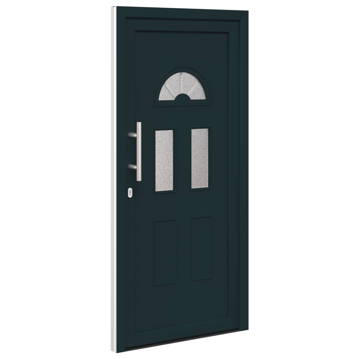 Hoveddør Antracit 98 x 198 cm PVC