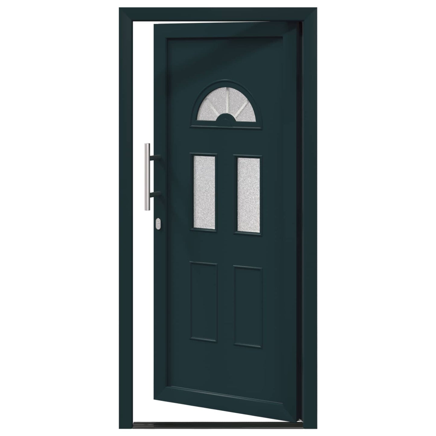 Hoveddør Antracit 88 x 200 cm PVC