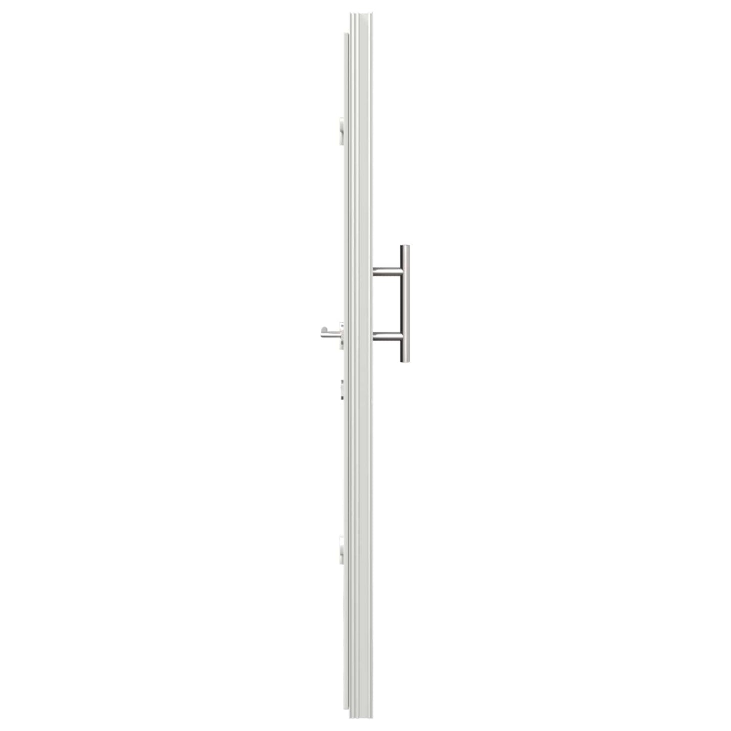 Hoveddør Antracit 88 x 200 cm PVC