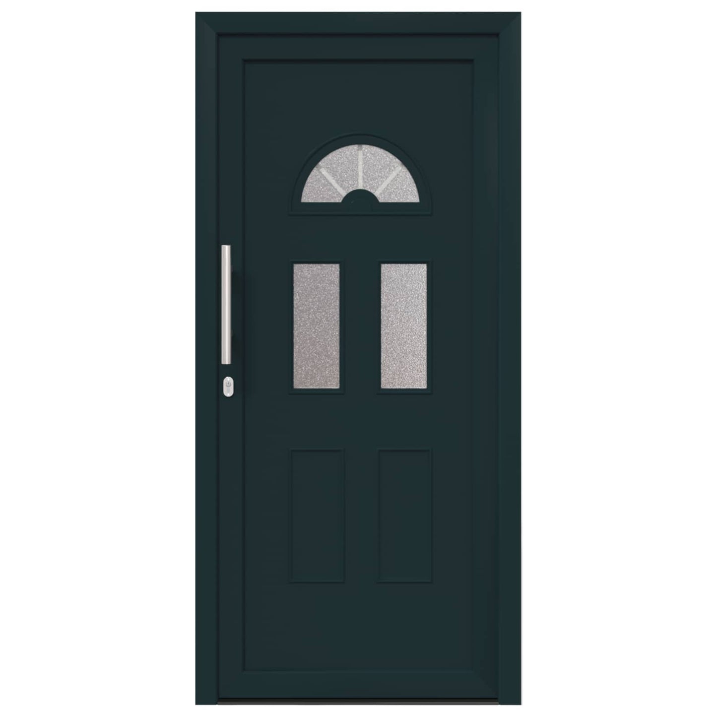 Hoveddør Antracit 98 x 208 cm PVC