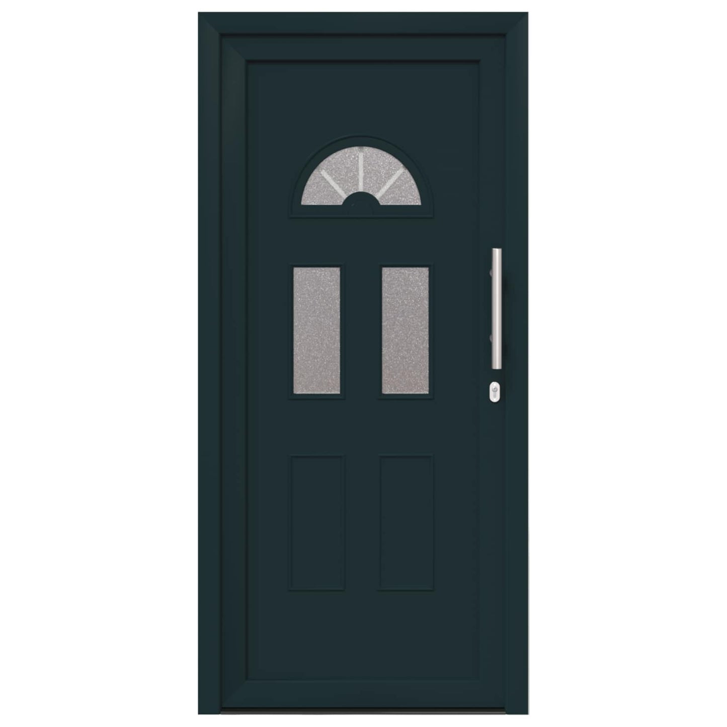 Hoveddør Antracit 98 x 198 cm PVC