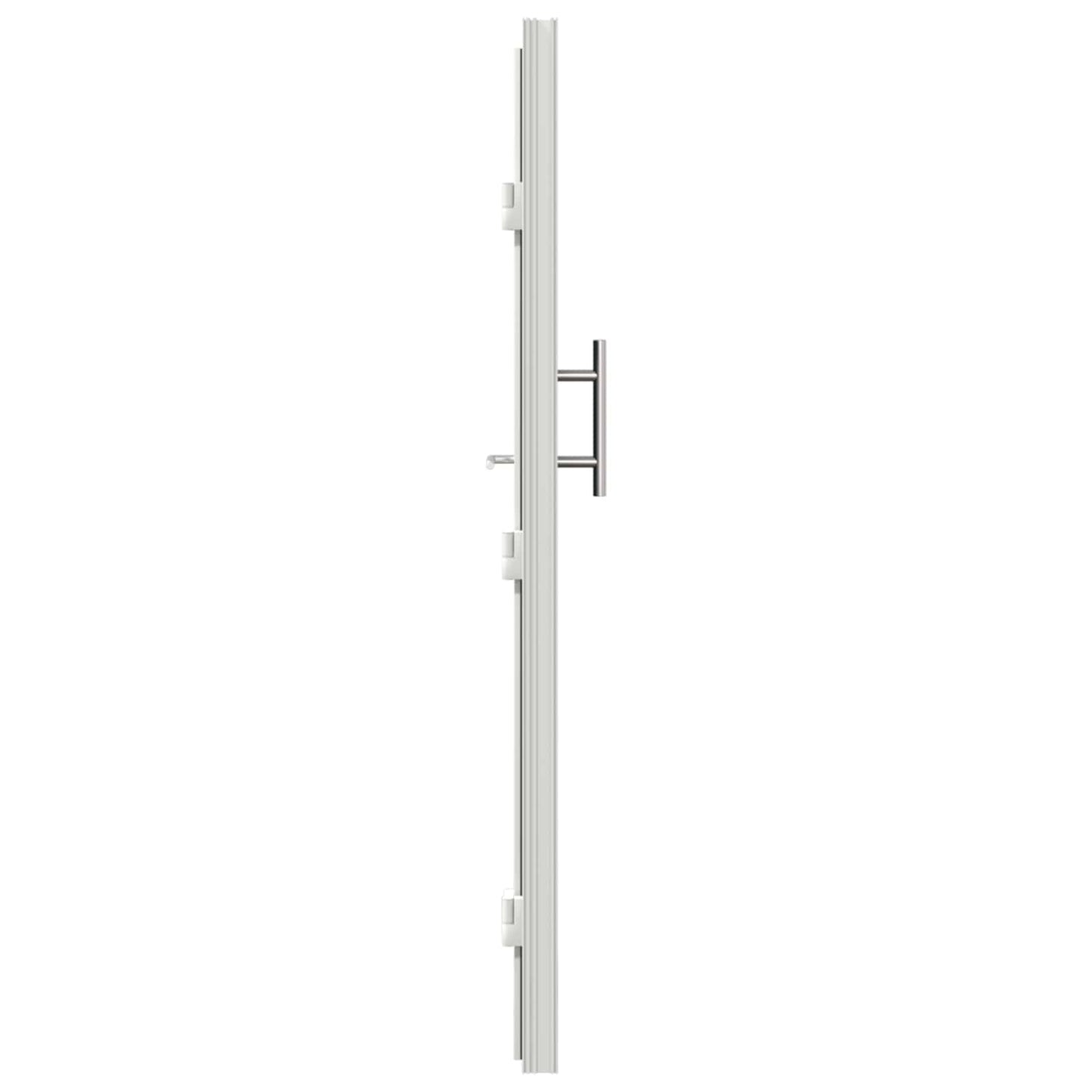 Hoveddør Antracit 98 x 198 cm PVC