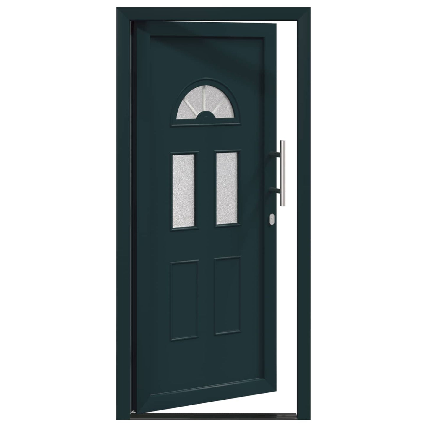 Hoveddør Antracit 88 x 200 cm PVC