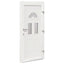 Hoveddør Antracit 98 x 208 cm PVC