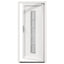 Hoveddør Hvid 108 x 208 cm PVC