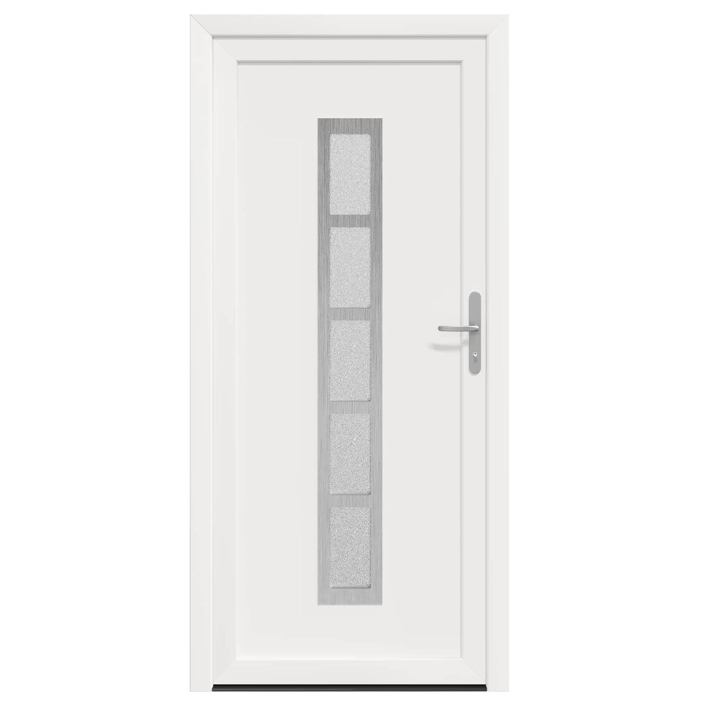 Hoveddør Hvid 98 x 200 cm PVC