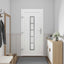 Hoveddør Antracit 108 x 208 cm PVC