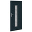 Hoveddør Antracit 108 x 208 cm PVC