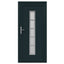 Hoveddør Antracit 108 x 208 cm PVC