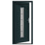 Hoveddør Antracit 98 x 200 cm PVC