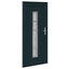 Hoveddør Antracit 98 x 208 cm PVC