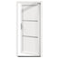 Hoveddør Hvid 88 x 200 cm PVC