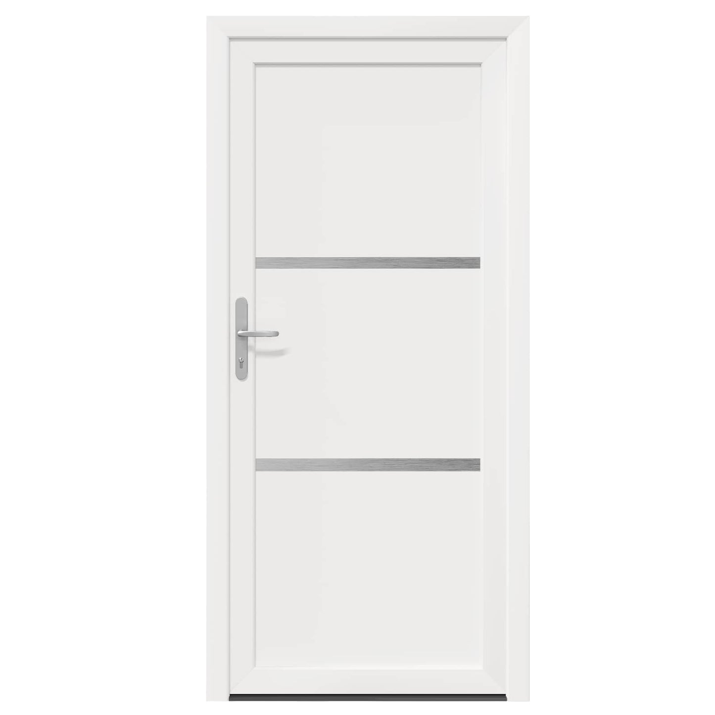 Hoveddør Hvid 88 x 200 cm PVC