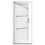 Hoveddør Hvid 98 x 200 cm PVC