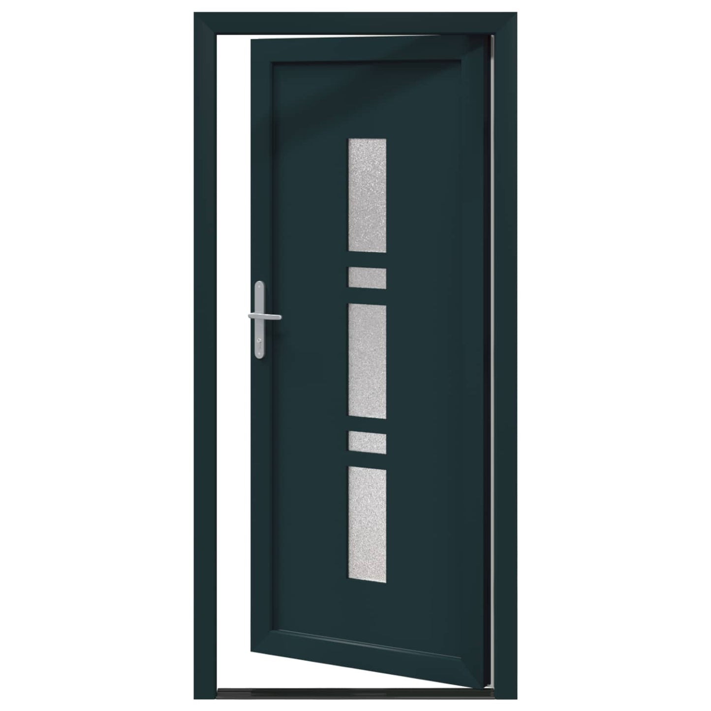 Hoveddør Antracit 88 x 200 cm PVC