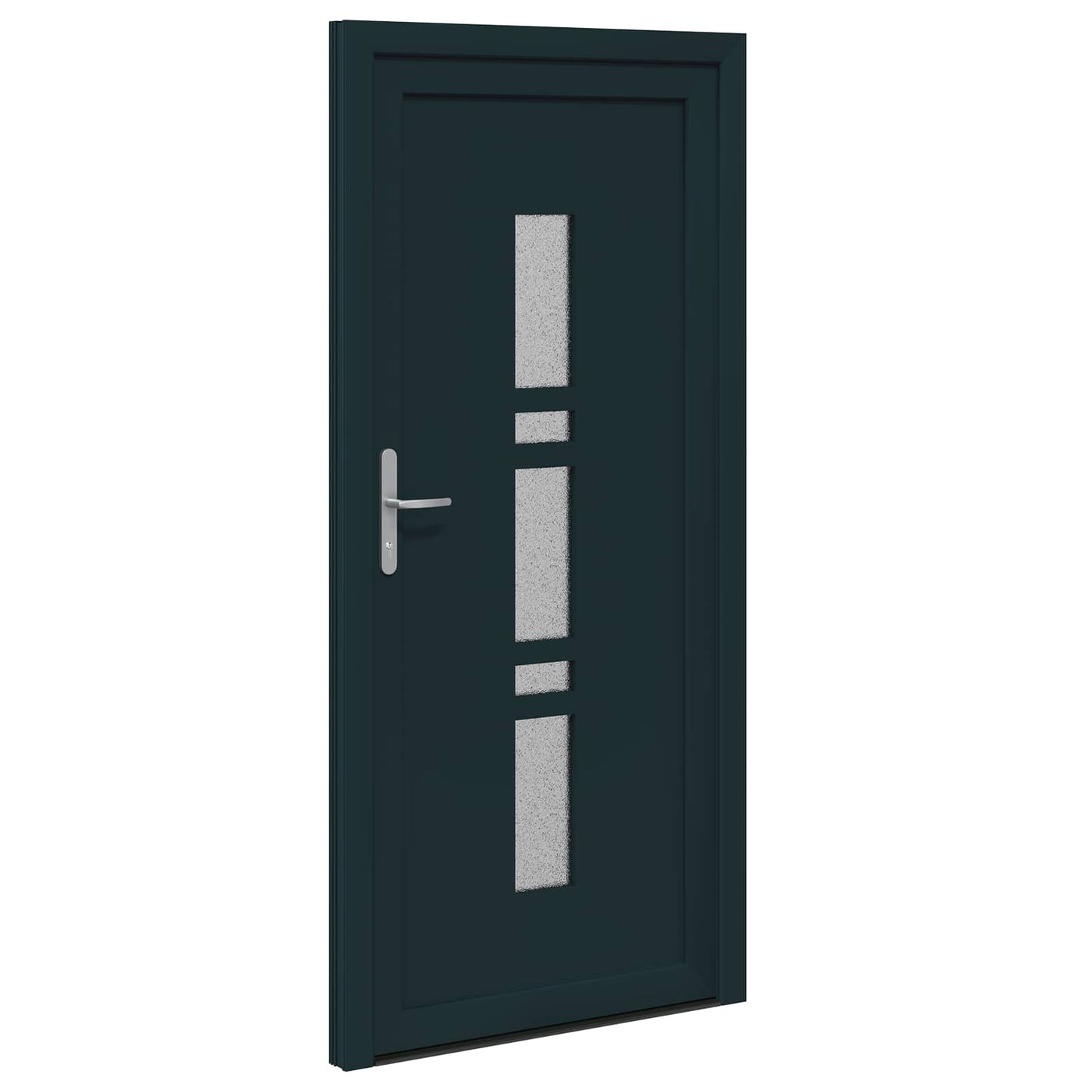 Hoveddør Antracit 98 x 200 cm PVC