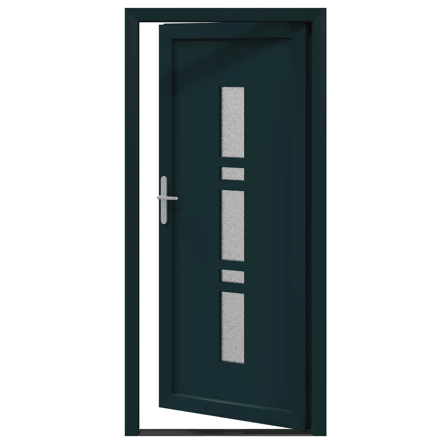 Hoveddør Antracit 98 x 200 cm PVC
