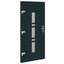 Hoveddør Antracit 98 x 200 cm PVC