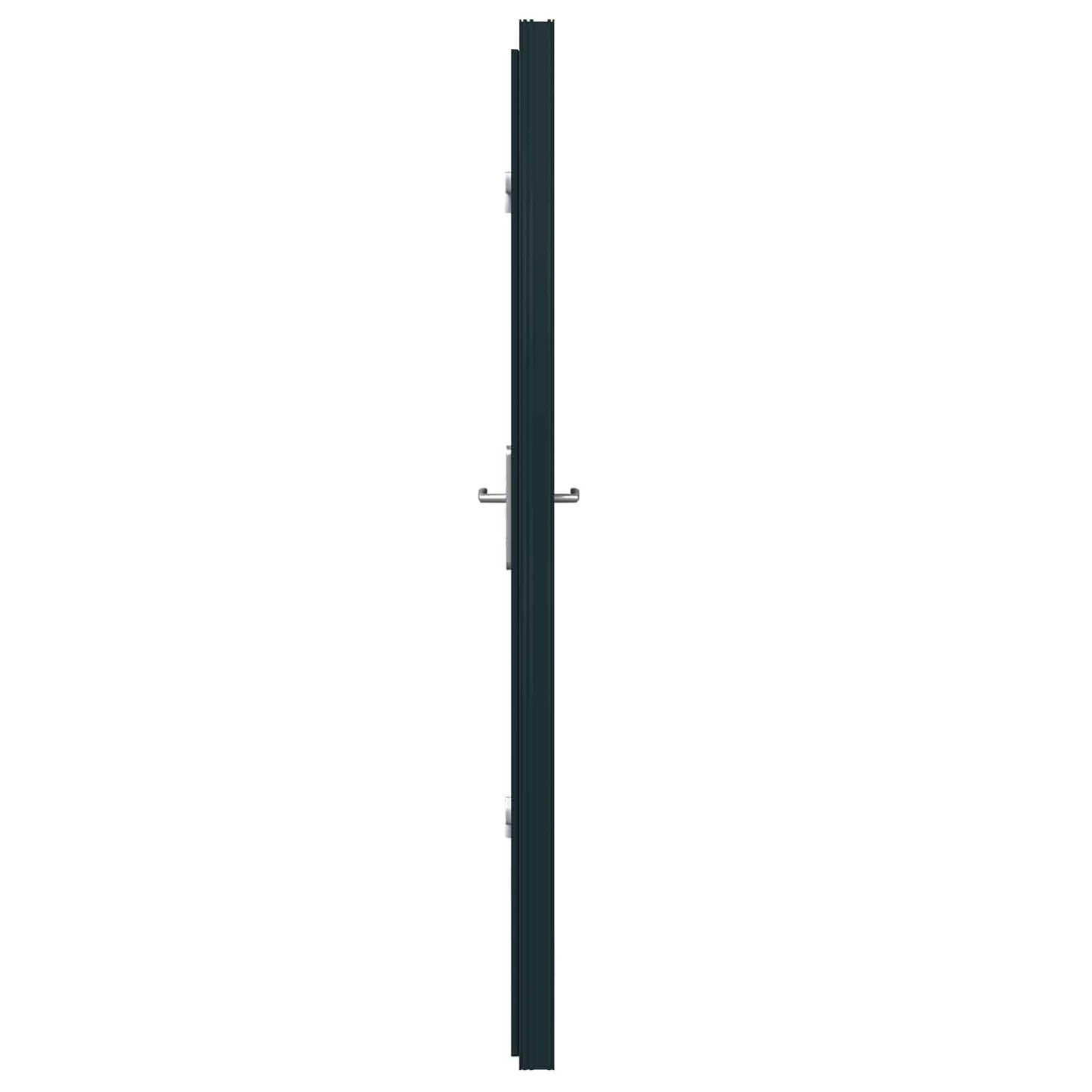 Hoveddør Antracit 98 x 200 cm PVC