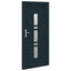 Hoveddør Antracit 98 x 208 cm PVC