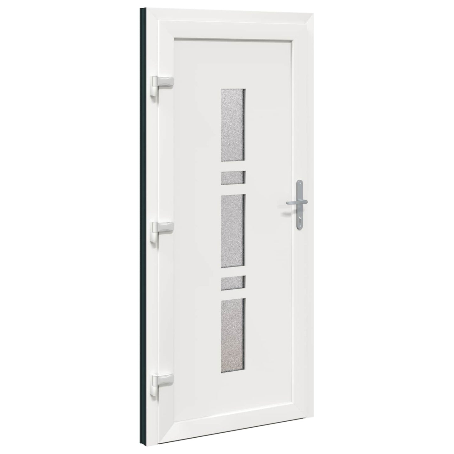 Hoveddør Antracit 98 x 208 cm PVC