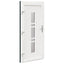 Hoveddør Antracit 108 x 208 cm PVC