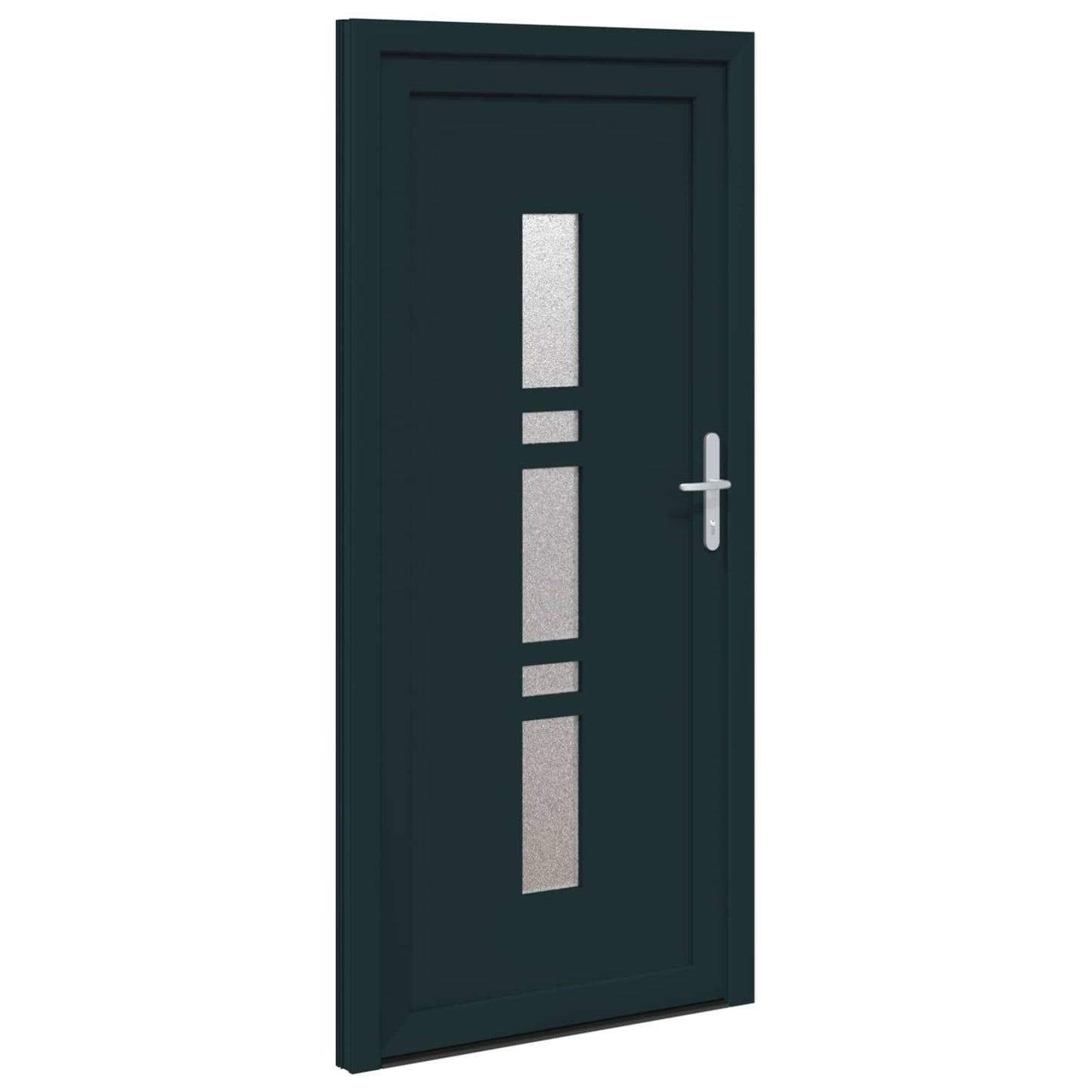 Hoveddør Antracit 88 x 200 cm PVC