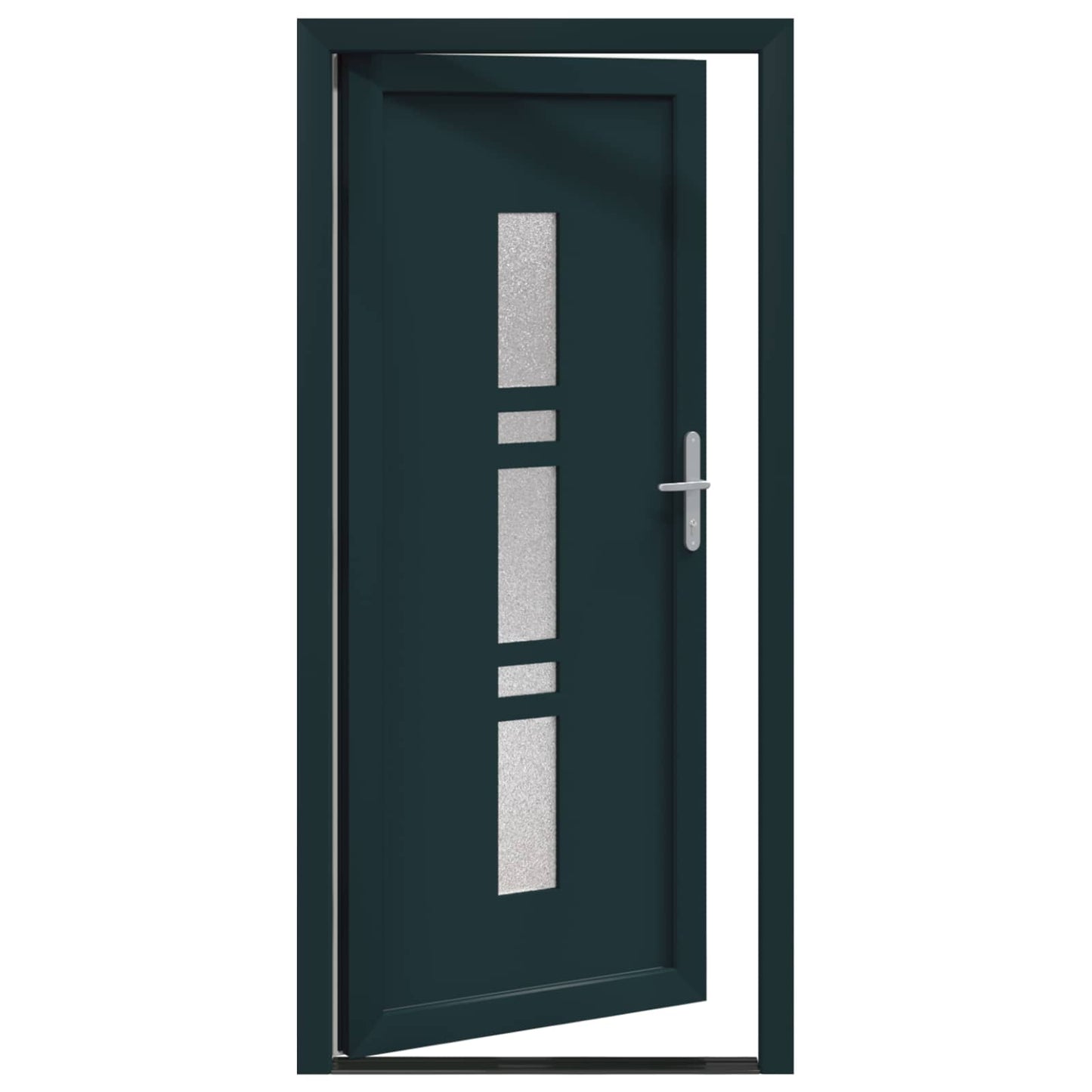 Hoveddør Antracit 98 x 200 cm PVC